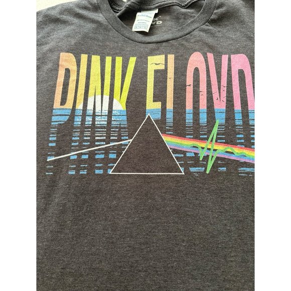 Pink Floyd T-Shirt Adult XL Grey Logo Sunset Men's Graphic Tee NWOT - Picture 3 of 9
